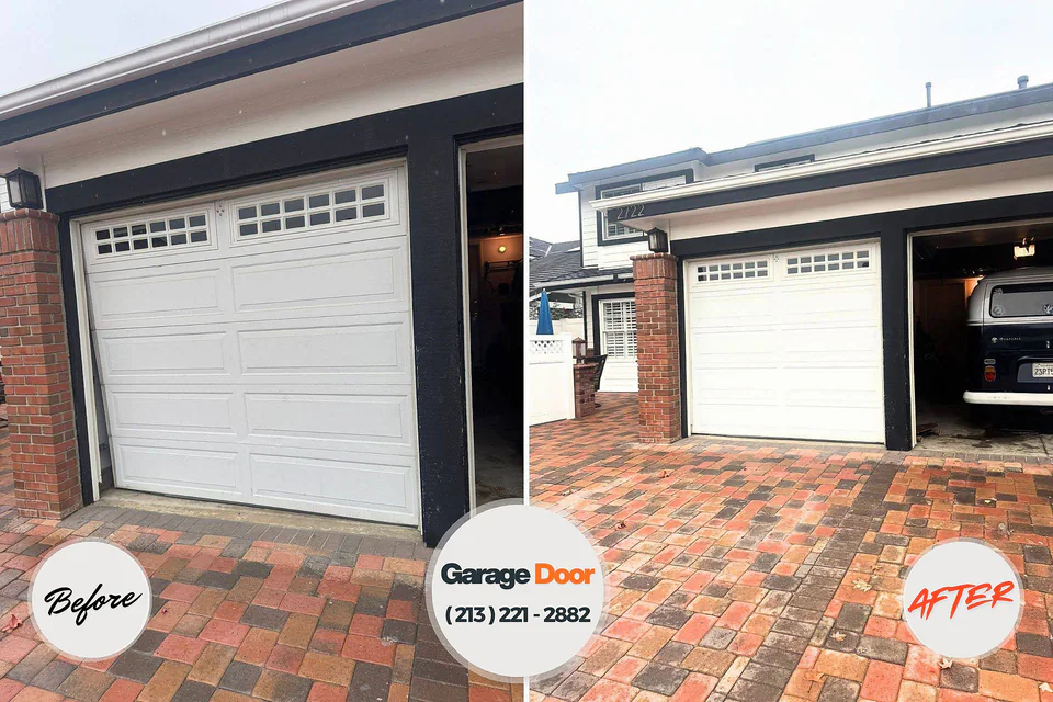 Before and after: garage door repair near me New Miami